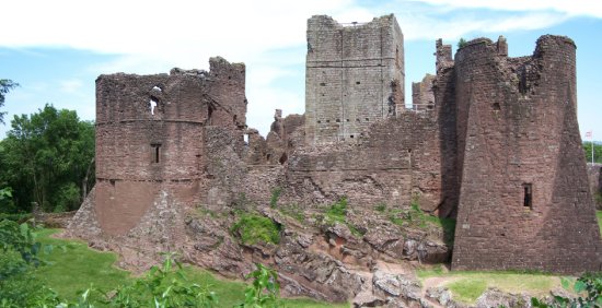 Goodrich Castle near Ross-on-Wye